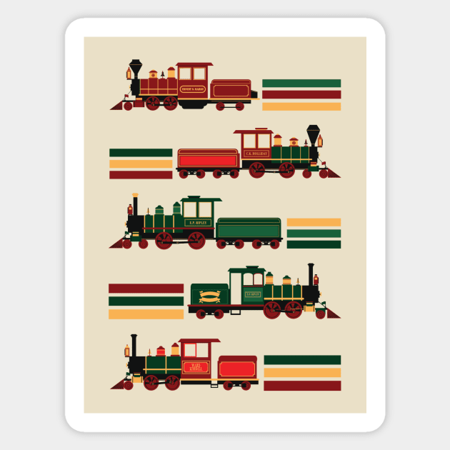Magic Trains Sticker by Lunamis